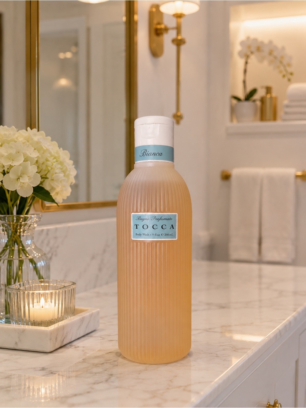 TOCCA Bianca Perfumed Body Wash 9 oz Green Tea Lemon Luxury Bath NEW